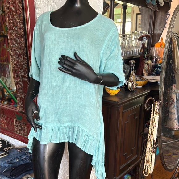 Light Blue Women's Top - Picture 1 of 8
